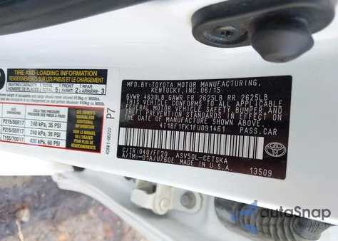 2015 Toyota Camry Se from USA, damaged, VIN 4T1BF1FK1FU091461